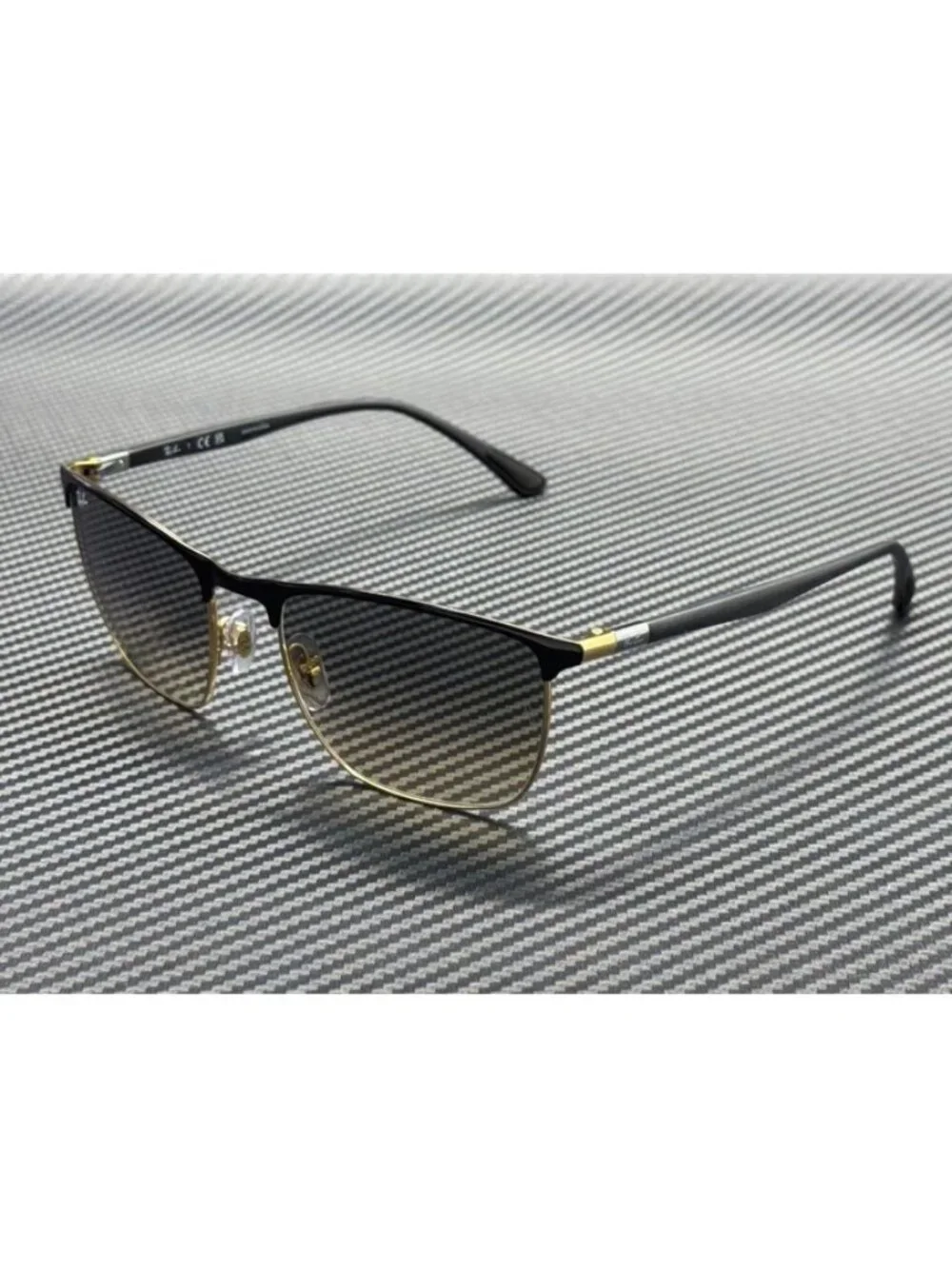 New Ray-Ban Men Black Sunglasses 57-19-140